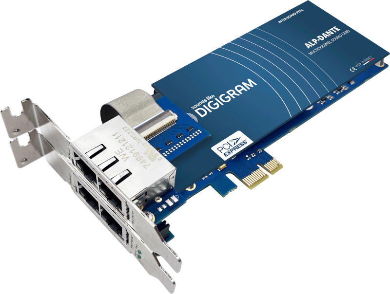 Digigram ALP-DANTE Dante sound PCIe card